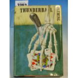 IAN FLEMING, THUNDERBALL, PUBLISHED BY JONATHAN CAPE, COPYRIGHT 1961 BY GLIDROSE PRODUCTIONS LTD,