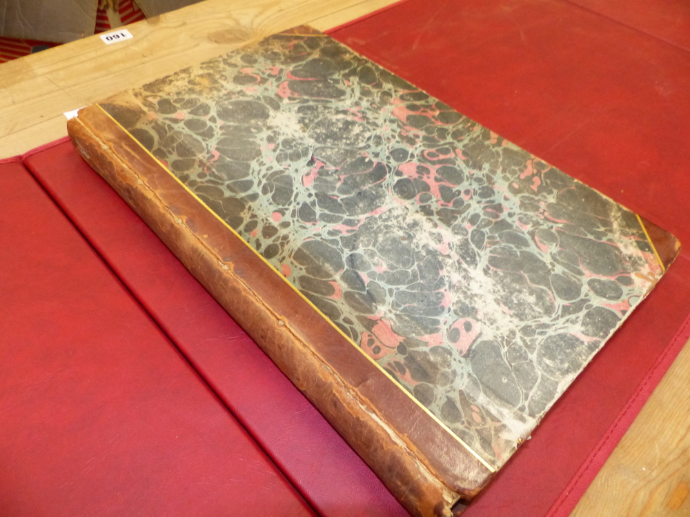 VIRGIL, OPERA, 2 VOLS, 1778., MARBLED BOARDS AND LEATHER SPINES