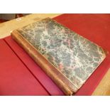 VIRGIL, OPERA, 2 VOLS, 1778., MARBLED BOARDS AND LEATHER SPINES