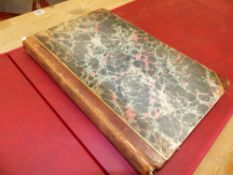 VIRGIL, OPERA, 2 VOLS, 1778., MARBLED BOARDS AND LEATHER SPINES