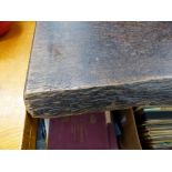 A RUSTIC REFECTORY TABLE.