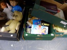 A COLLECTION OF VINTAGE EPHEMERA TEDDY BEARS DOLLS ETC.