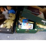 A COLLECTION OF VINTAGE EPHEMERA TEDDY BEARS DOLLS ETC.