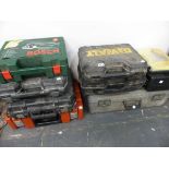 A QUANTITY OF DEWALT POWER TOOLS ETC.