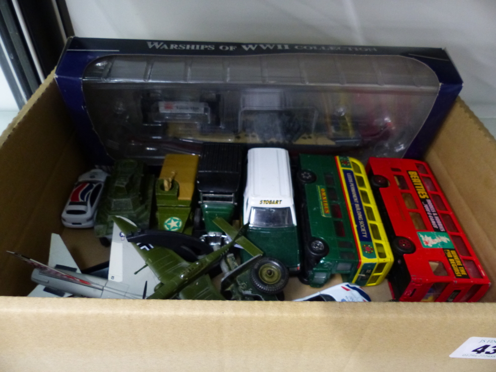 A QUANTITY OF DIE CAST VEHICLES.