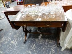 A REGENCY STYLE SOFA TABLE.