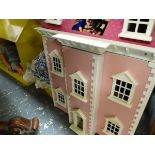 TWO DOLLS HOUSES.