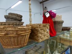 A QUANTITY OF BASKETS ETC.