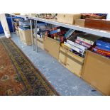 AN EXTENSIVE COLLECTION OF LARGE JIGSAW PUZZLES.