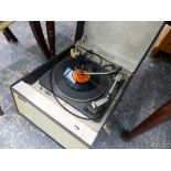 A HACKER GARRARD RECORD PLAYER.