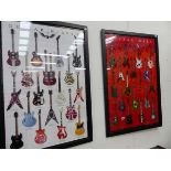 A PAIR OF POSTER PRINTS, GUITAR HEAVEN AND HELL.