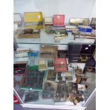 A GOOD COLLECTION OF VINTAGE WATCH MAKERS TURNS, SPARE PARTS AND ACCESSORIES.