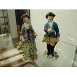 TWO AUSTRIAN FIGURINES.