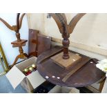 TWO REPRODUCTION DINING TABLES.