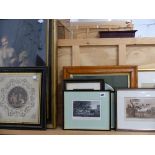 A QUANTITY OF 19th C. ENGRAVINGS ETC.