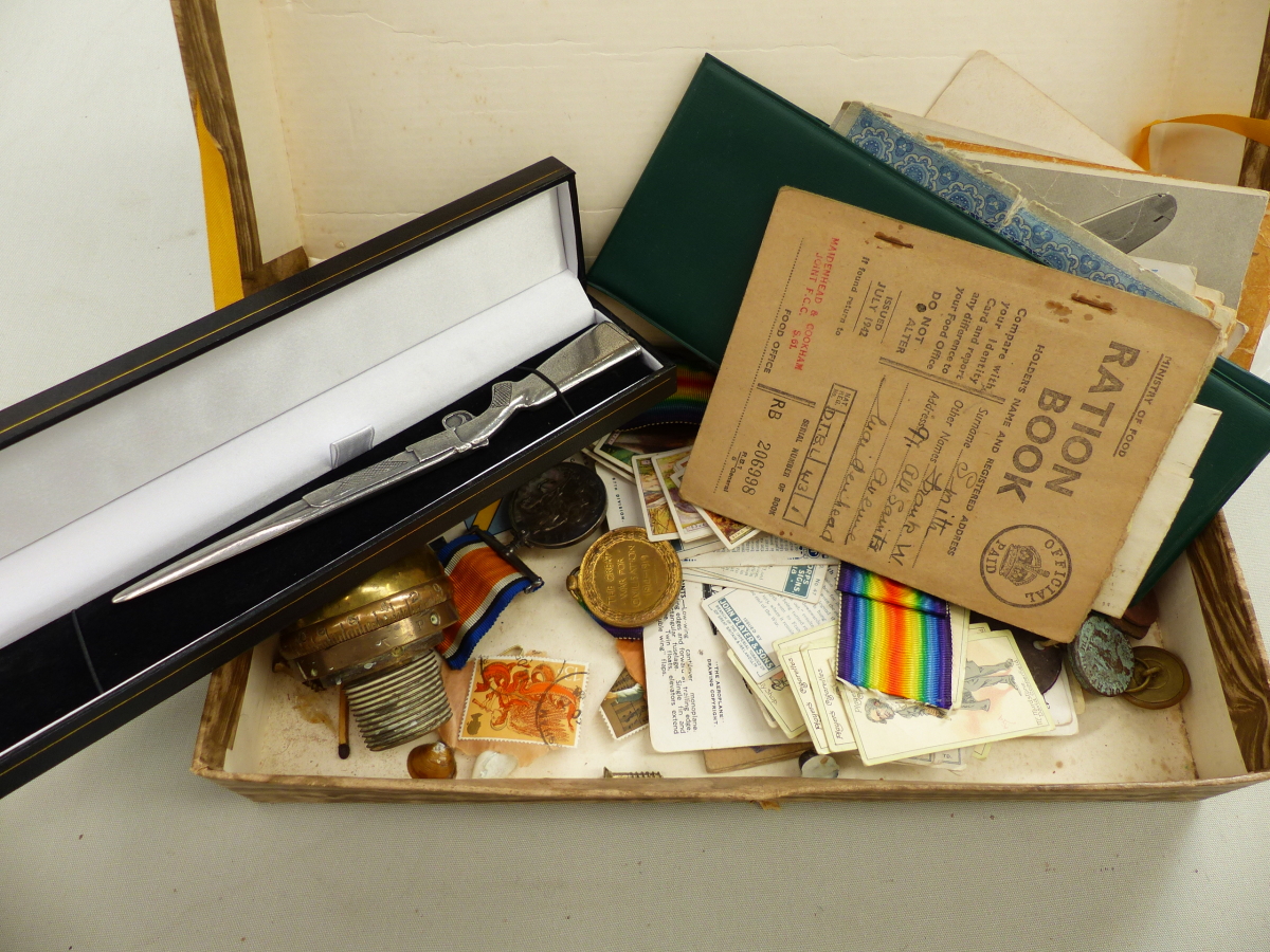 FIVE VARIOUS WORLD WAR I MILITARY MEDALS, VARIOUS INSCRIBED REGIMENTS INC. CFC, TO CPL G. HALL (