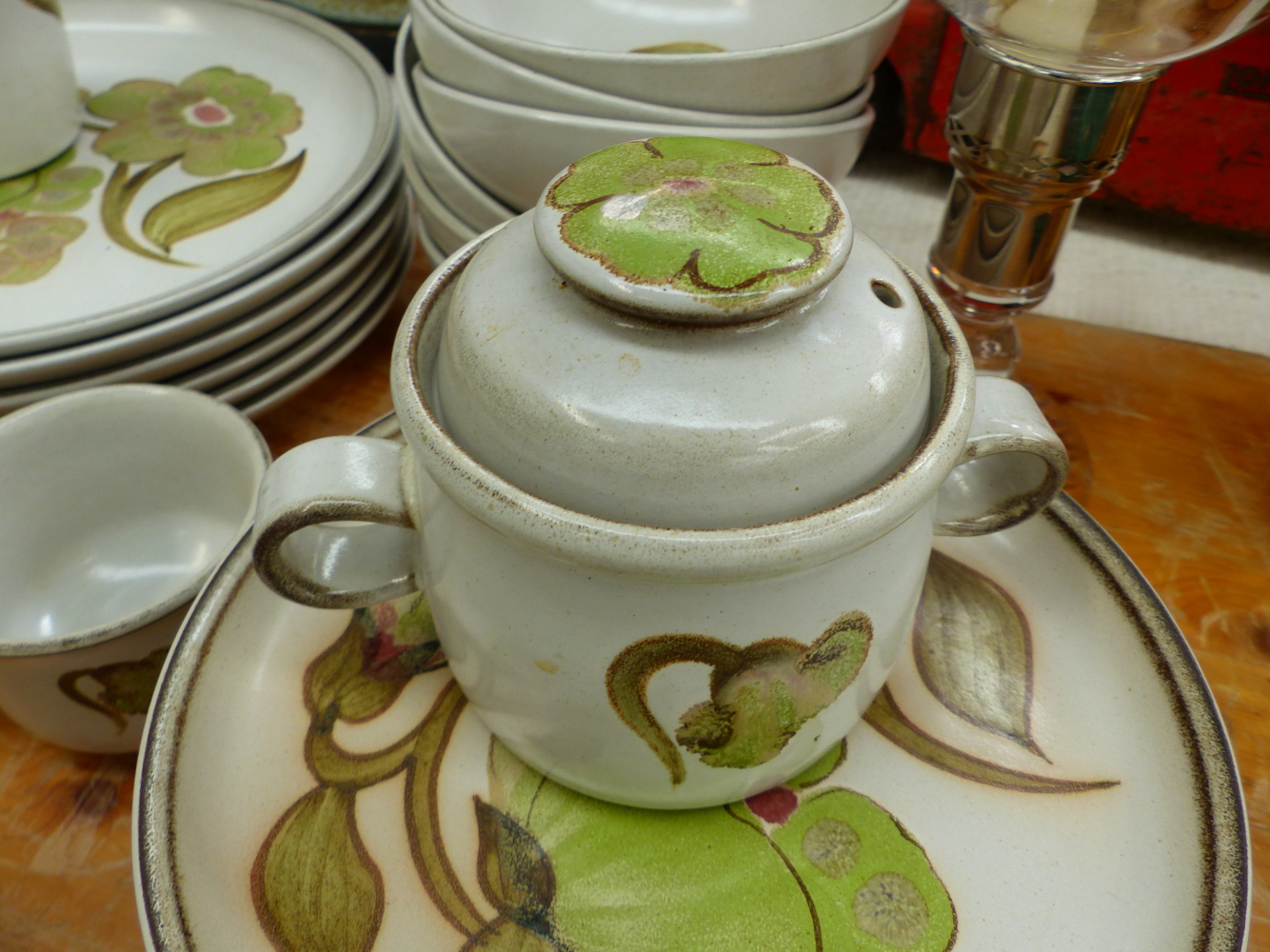 A DENBY TEA AND DINNER SERVICE. - Image 37 of 48