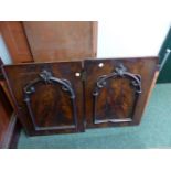 A VICTORIAN MAHOGANY SIDEBOARD.