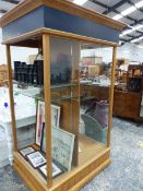 A LARGE DISPLAY CABINET.