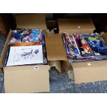 A LARGE COLLECTION OF MARVEL COMICS.