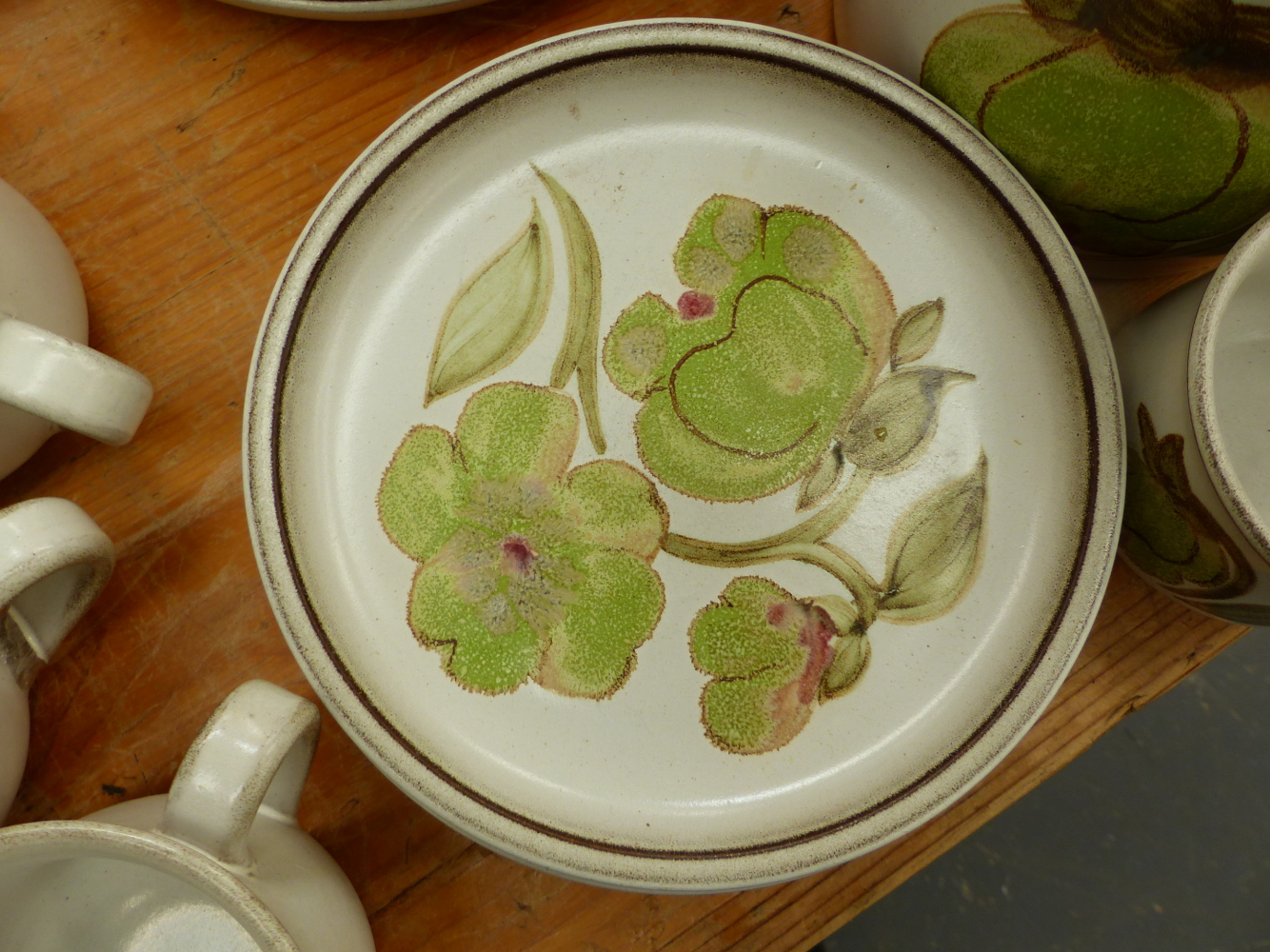 A DENBY TEA AND DINNER SERVICE. - Image 4 of 48