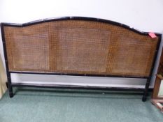 A HEADBOARD, W. 191cm x H. 111.