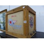A RARE PLAYERS AIRMAN CIGARETTES PACKING CRATE.