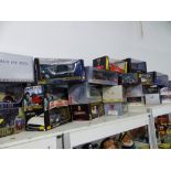 A LARGE COLLECTION OF MODEL VEHICLES BY VARIOUS MAKERS INC. MINICHAMPS ETC.