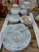 A JAPANESE TEA AND DINNER SERVICE.