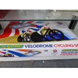 A SCALEXTRIC VELODROME CYCLING SET, BOXED.