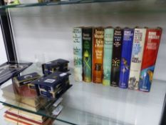 A QUANTITY OF DENNIS WHEATLEY FIRST EDITIONS TOGETHER WITH CONCORDE COLLECTABLES.