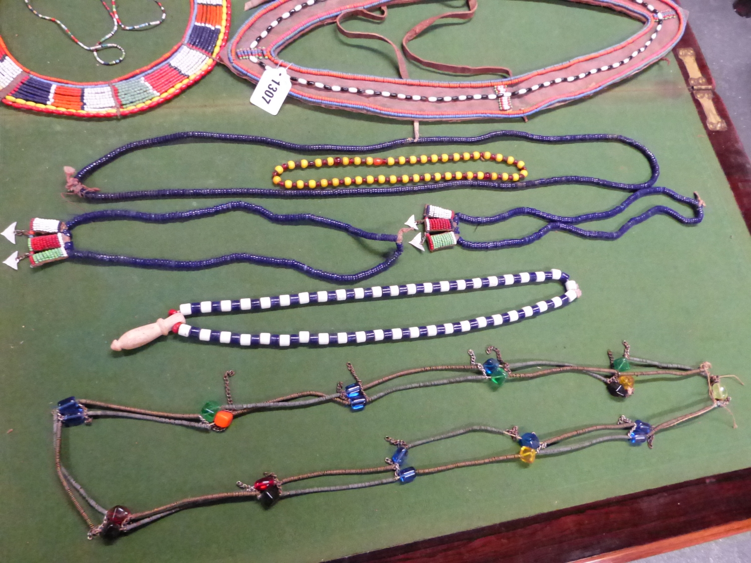 SIX KENYAN BEAD NECK PIECES TOGETHER WITH SEVEN BEAD NECKLACES - Image 4 of 4
