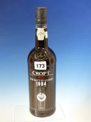 PORT, A BOTTLE OF 1984 CROFT LATE BOTTLED VINTAGE PORT