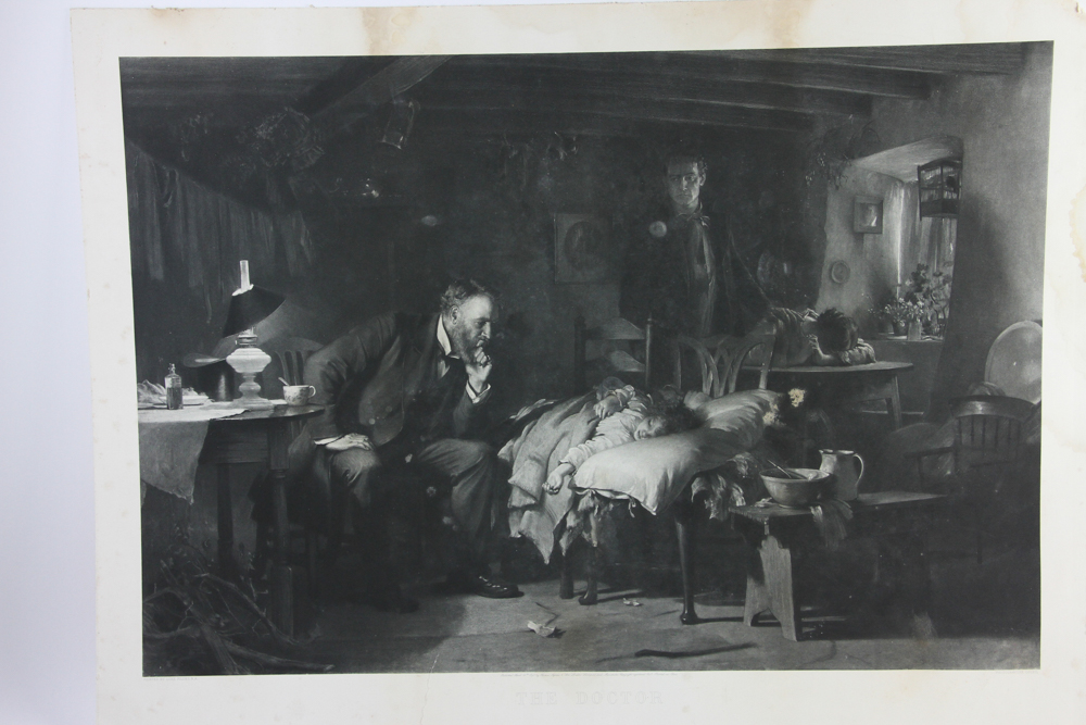 Print of Rembrandt and the Doctor, 36" x 20". Provenance: From a Hamilton, Massachusetts estate. - Image 11 of 16