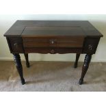 Antique spinet desk. Provenance: Estate of antique dealer Mr. Bob Tassel.