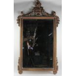 French-style mirror, 51" x 29". Provenance: From a Manchester, Massachusetts estate.