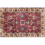 Fine Persian Kazak rug, 12' 5" x 7' 9".
