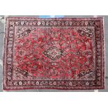 Antique Persian rug, 8' 1" x 12' 9".