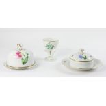 Three pieces of Herend porcelain. Provenance: From a Swampscott, Massachusetts estate.