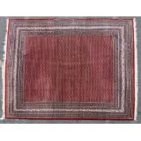 Semi-antique Indo Serraband rug, 9' 10" x 12' 9".