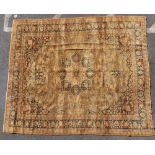 Antique Sultanabad design rug, 8' 5" x 11' 5". Provenance: From a Belmont, Massachusetts estate.
