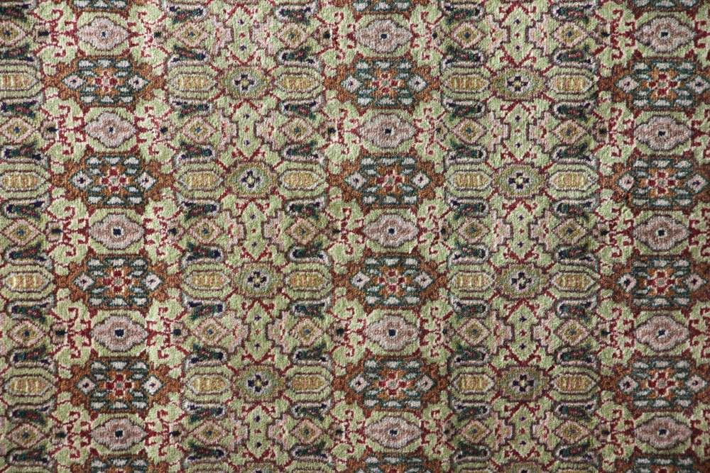 Fine antique Persian Tabriz rug, 4' 11" x 3' 5". Purchased from Safavieh Rug Company. Provenance: - Image 3 of 5