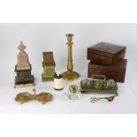 Collection of antique Continental oddities. Provenance: From a New York, New York estate.