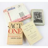 Group of books, to include: signed copy of "Wine From the Grapes" by Edna St. Vincent Millay; "Act