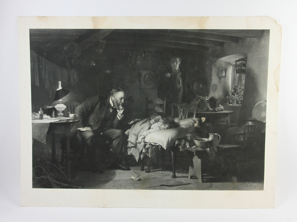 Print of Rembrandt and the Doctor, 36" x 20". Provenance: From a Hamilton, Massachusetts estate. - Image 10 of 16