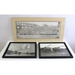 Group of framed US army military photographs, five (5) total.