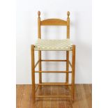 Shaker-style high chair.