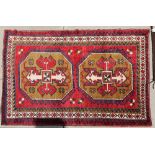 Caucasian Kazak rug, 6' 10" x 4' 7". Provenance: From a Hyde Park, Massachusetts estate.