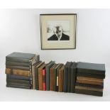 Eugene O'Neill book collection, numerous first editions, with signed print. Provenance: Property