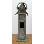 Bronze ship's bell, 10 lbs, 11" H x 9" W. Provenance: From an Everett, Massachusetts estate.